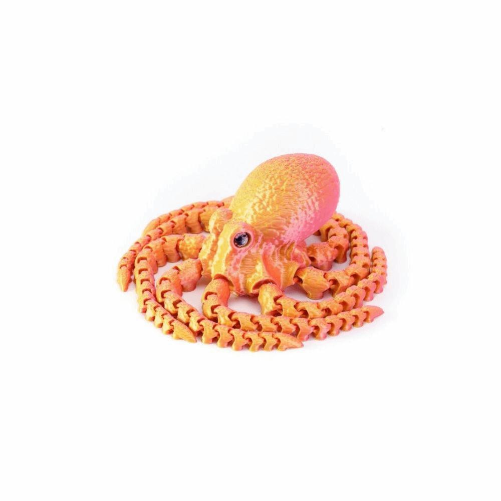 Eco-Friendly Material Articulated Octopusfish Poseable Tentacles Living Room Decor