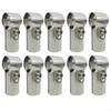 10 Pieces Round Hose Joint Stainless Steel Tube Connector 25mm Fastening Tee Scaffold