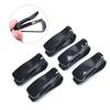 1 pièce de fixation automatique en plastique pour pare-soleil de voiture, porte-lunettes, porte-cartes, porte-stylo