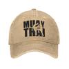 Muay Thai    Casual Baseball Cap For Women Unisex Summer Kickboxing  Outdoor Sports Trucker Hat Y2k Funny Sunscreen Baseball Caps