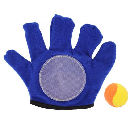 1 Set Children Throwing Ball Suction Cup Toy Sticky Gloves Catch Ball Play Sports Games Indoor Outdoor Ball Toy Set Boys Girls Gift