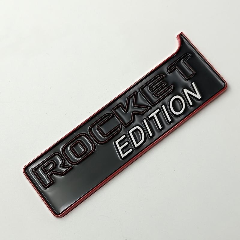 3D ABS New Car Styling Black 800 900 700 ROCKET EDITION Nameplate CBHDS5 Badge Emblem Car Trunk Sticker For G Class W463 W464 G500 G63
