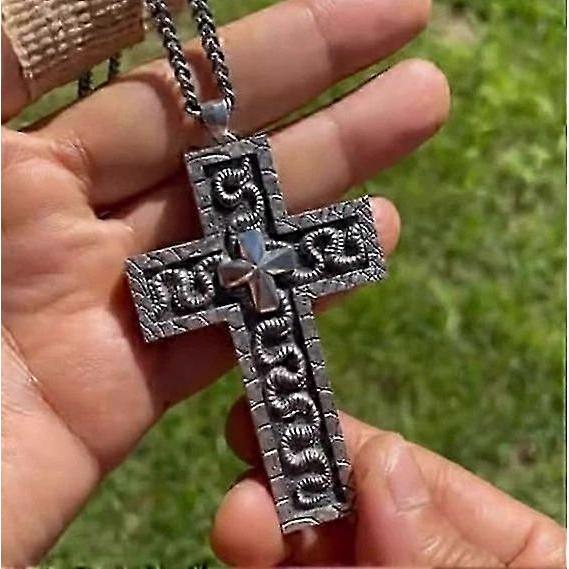 Inktvis Ketting Spel,ketting met geheim vakje,Kruis Hanger Ketting
