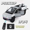 AAZU1 1:24 Pickup Model Toy Off-road Cars Alloy Diecast VS680 Business Car Remote Control Electric Door Shock Absorption Vehicle Toys