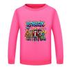 5574 Kids Boys Girls Roblox Print Round Neck Long Sleeves Sweatshirt