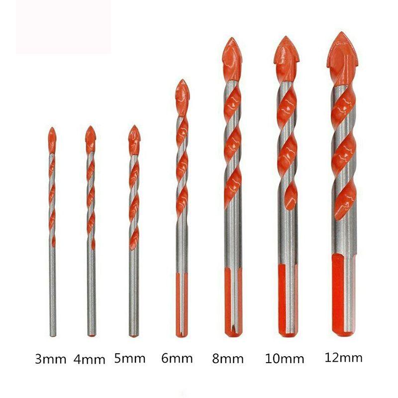 Superior 5/7 Pcs Ceramic Wall Glass Drill Bits Set For Precision Hole Making