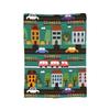Tapis Ville Voiture Route Jouet Nostalgique Années 90 Trafic Routier Couverture Couette Polaire Corail Peluche Couverture Jetée Chaude Couvre-lit