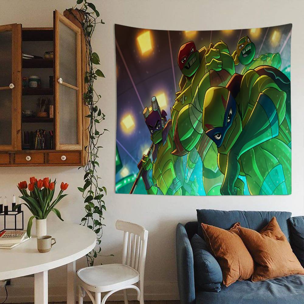 N-Ninja Turtles Cartoon Anime Cartoon Wandkleed Kunst Sciencefiction Kamer Huisdecoratie Wanddecoratie Huisdecoratie