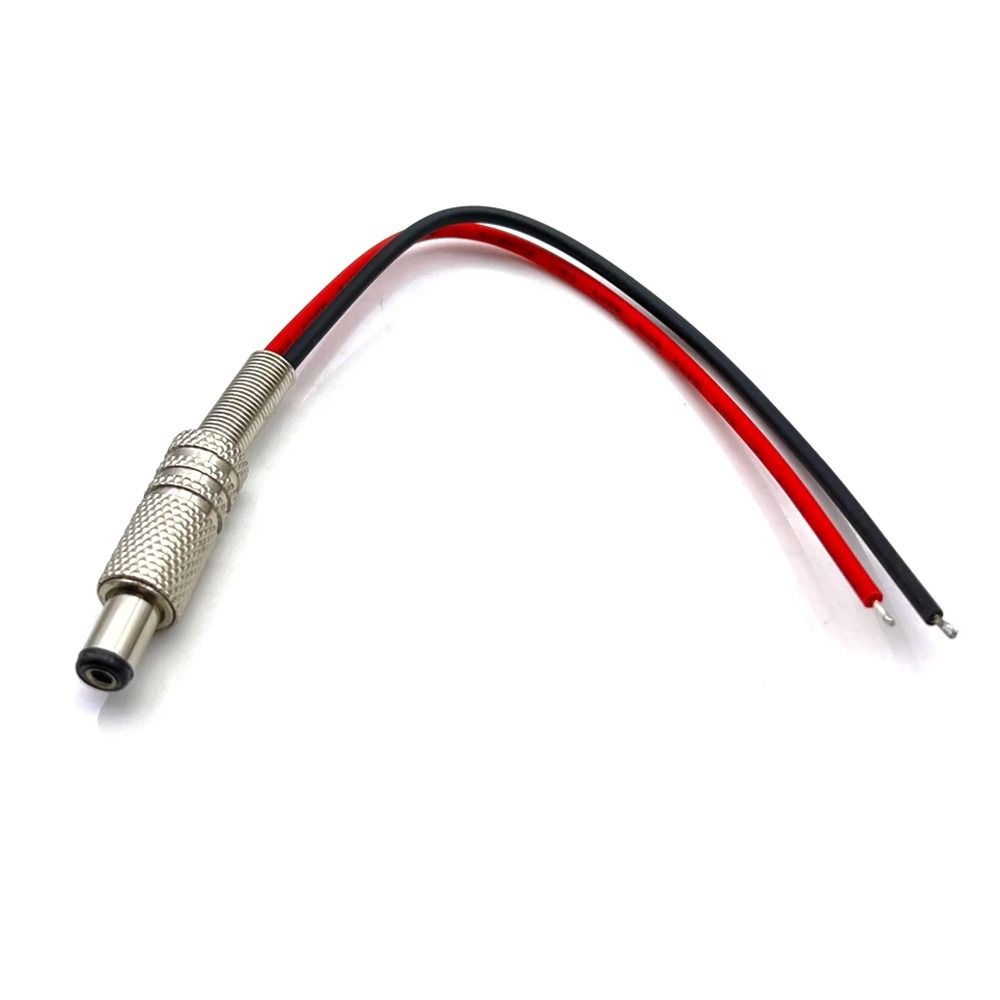 1Pcs 20cm DC Power Jack Socket 5.5*2.1mm 5.5*2.5mm Charging Power Socket  Electronic Circuit Use