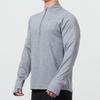 Nike T Shirts Men's Light Gray Stand Collar Moderate Straight Fit DD4757-084