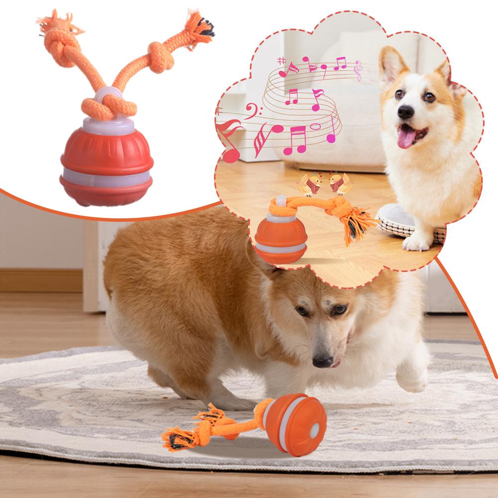 Pet Ball For Dogs Interactive Toys Motion Activate Rolling Ball For Puppy/Small Dogs Automatic Moving Toy Usb Rechargeable Toy