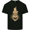 Ananas Schädel Gothic Biker Surfen Kinder T-Shirt Kinder