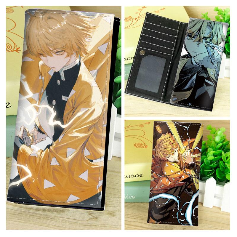 Japan Cartoon Comics Demon Slayer Long Wallet Student Coin Purse 0025