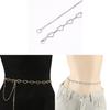 Wassergebohrter Herzförmiger Metall-Hüftgürtel Für Damen Herren Elegantes Sommeraccessoire