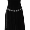 Gold Verstellbare Schnalle Lange Taille Gürtel Kleid Körper Kette Für Frauen Vintage Durchbrochene Metall