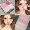 HERORANGE Heart-to-Heart Blush & Highlighter Palette - Natural Face Brightening & Contour.
