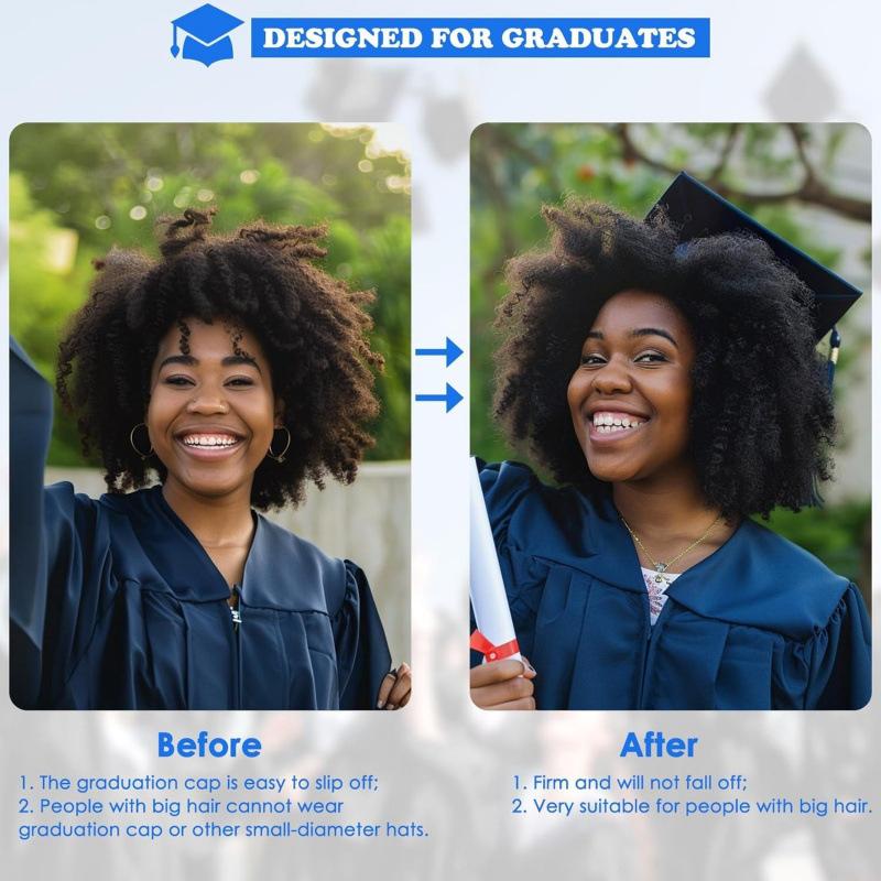 Non-Slip Graduation Cap Headband Elastic Durable Student Hair Accessories Perfect For Birthday And Graduation Party