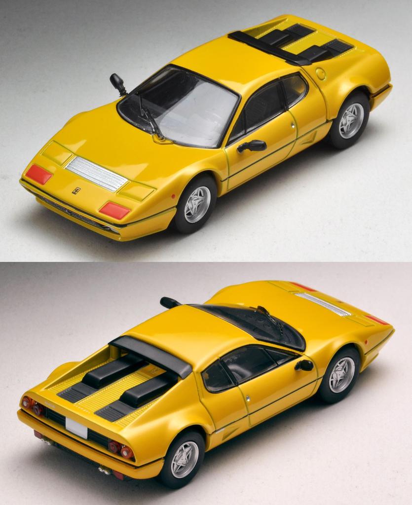 Tomica Limited Vintage Neo Ferrari 512BBi Yellow Finished Product 1/64 LV-N