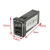 Toyota USB + PD-Ladegerät mit Spannungsanzeige für Camry, RAV4, Corolla (QC3.0 Dual-Port)