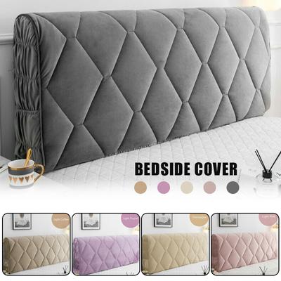 European Style Luxury Thicken Bed Headboard Cover Soft Bed Head Back Decor Protector Slipcover Elastic All-inclusive