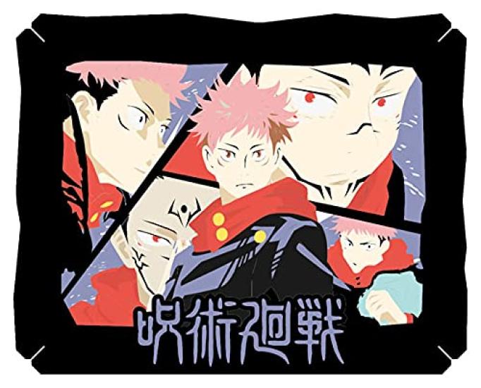Ensky Jujutsu Kaisen Yuji Itadori H80 x B100 x T42mm Papier PT-226 Ca.