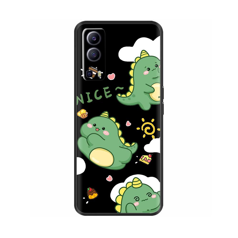 For Vivo Y52 5G Case For Vivo Y72 5G Soft TPU Silicone Cute Cartoon Shell Phone Back Cover For Vivo Y72 Y52 Cases Y 52 72 Fundas