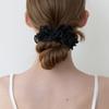 Airy Blooming Scrunch - Black