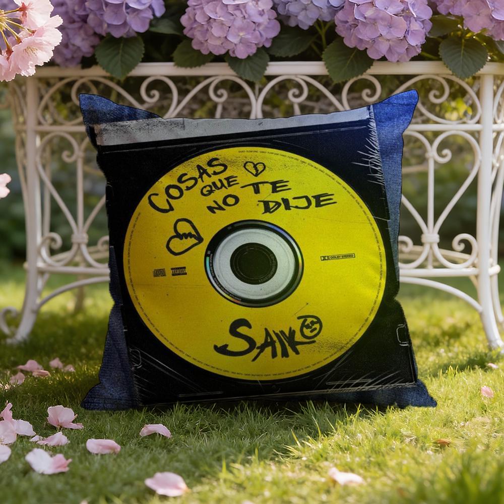 S-Saiko S-Sakura Spanish Cushion Cover Home & Car Dual-Scene Pillow Cover: Reversible for Premium Comfort