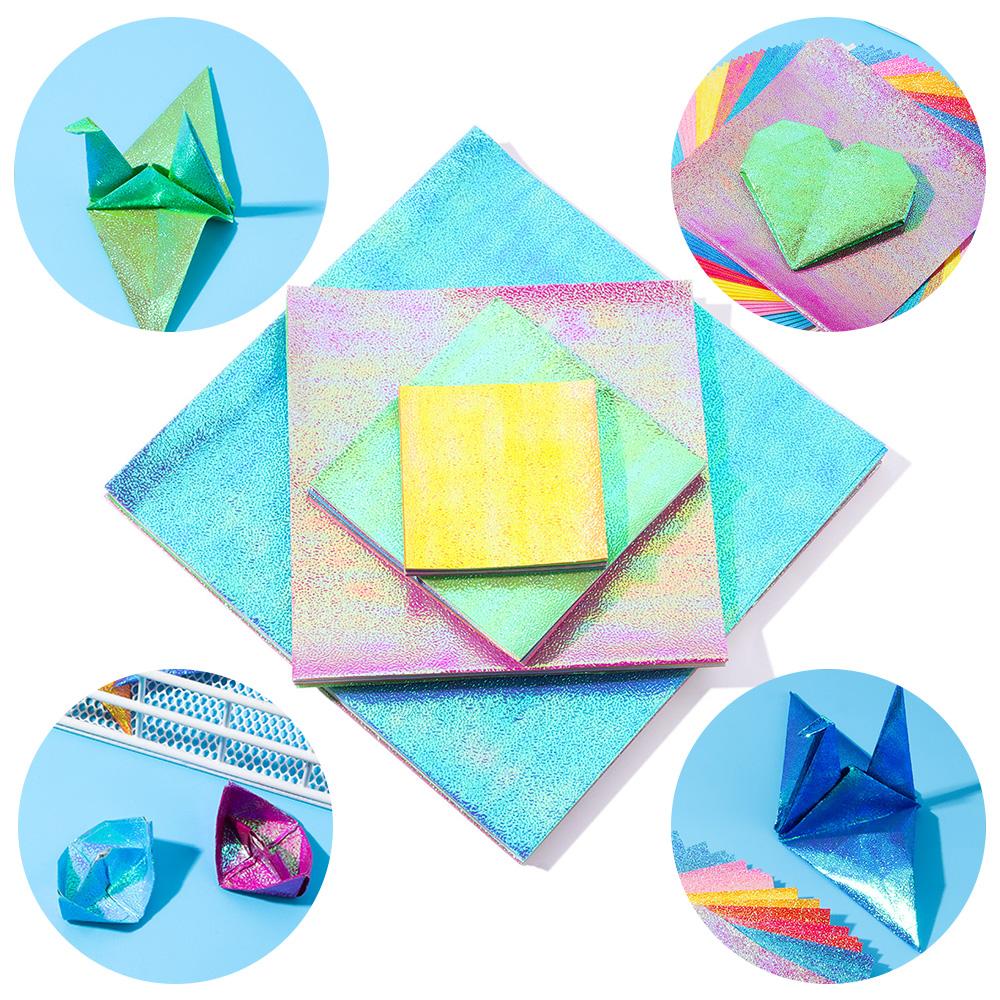 Material Scrapbooking Decoration Glittering Origami Paper DIY Accessories Square Folding Papers