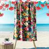 Colorful Floral Pattern Beach Towel Beach Towel Quick-drying for Travel Outdoor Sports Jogging Beach and Swimming