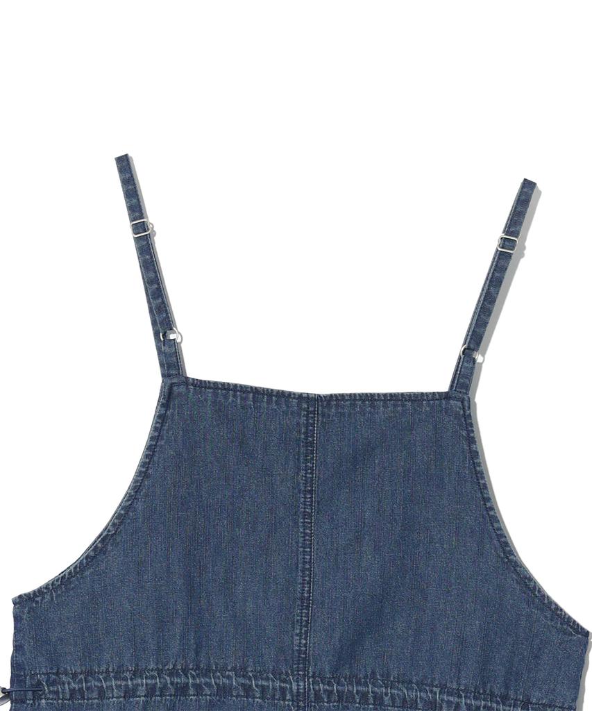 Šaty Dist Nine dámske s utility popruhom Lq2Of211_Indigo