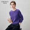 Kemeng Boka Women's 100% Cashmere Crew Neck Sweater