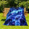 1 Stück Fußballstar Mbappé Outdoor-Decke Leichtes Flanell, Weich & Warm, Ganzjahresnutzung für Sofa, Outdoor, Camping, Wohnzimmer, Büro004