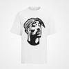 T- Shirt Ανδρικό 2pac Hip Hop Ρούχο Tupac Shakur Μαύρο Σώμα Biggi Μουσική Ράπερ