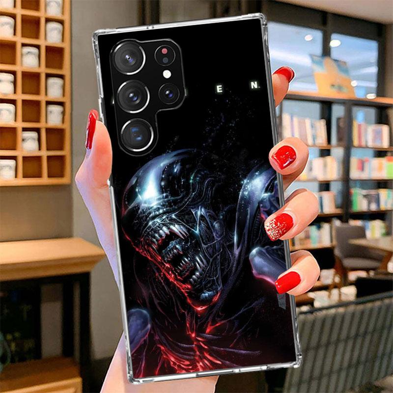 Cool A-Alien X-Xenomorph Phone Case For Samsung Galaxy S26 S25 Edge S24 Ultra S23 S22 Plus S21 S20 FE Soft Fundas Shell Galaxy S