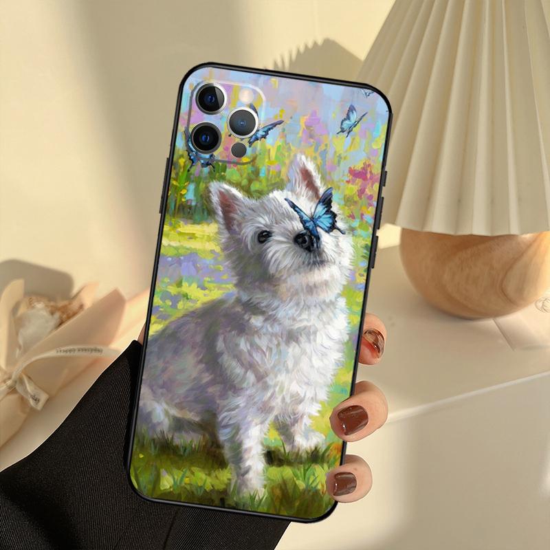 Westie Dog Phone Case For IPhone 18 14 16 15 11 12 13 17 Pro Max 13 mini 15 16 Plus 16e 17 Air Cover Funda