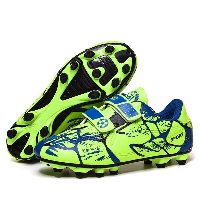 Kids Soccer Shoes Society FG School Football Boots Cleats Grass Sneakers Boys Girls Outdoor Athletic Training Sports Footwear