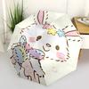 1pc Floral Bunny Umbrella: Automatic Opening & Closing, Foldable Design, Iron Frame, Outdoor Use, Festive Gift for Fans, Travelers, Daily Use.T034
