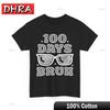 Bruh 100 Days of School 100th Day of School Sunglasses Boys TShirt Retro Tshirts Simple Fresh Cute Shirt Vintage Back To School