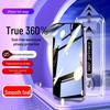 360-Degree Anti-Peep, Anti-Drop Tempered Glass Screen Protector for Apple 16 Pro/15/14/13