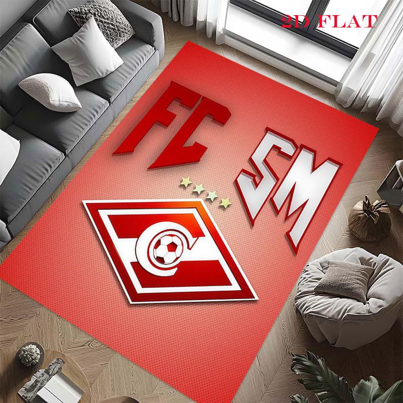 Spartak Moscow Fight Carpet Rug for Living Room Bedroom Home Sofa Decoration,Kids Play Nonslip Floor Mat