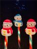 Xiaomi Solar Christmas Snowman Candy Lights 1 in 5 Outdoor Garden Stake Lights Warm White 8 Modes Yard Lawn Path  Holiday Decorations