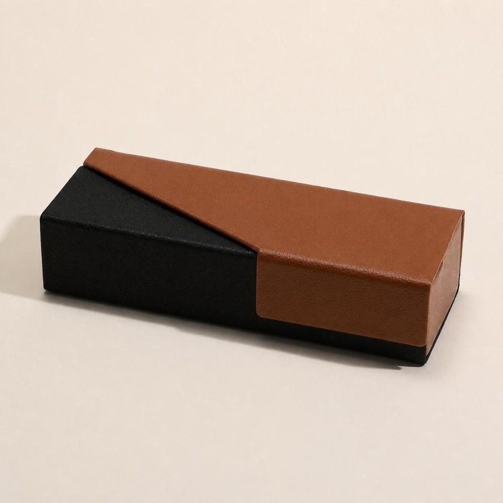Leather Glasses Case Anti-pressure Sunglasses Storage Box Spectacle Case for Women Men