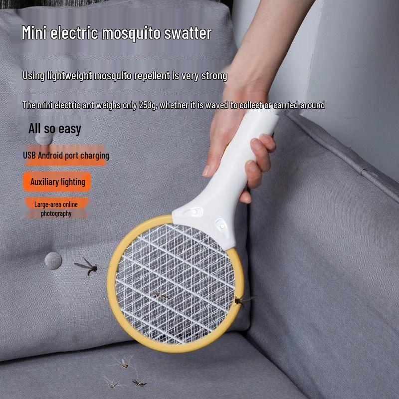 Portable Mini USB Electric Mosquito Swatter for Home & Car