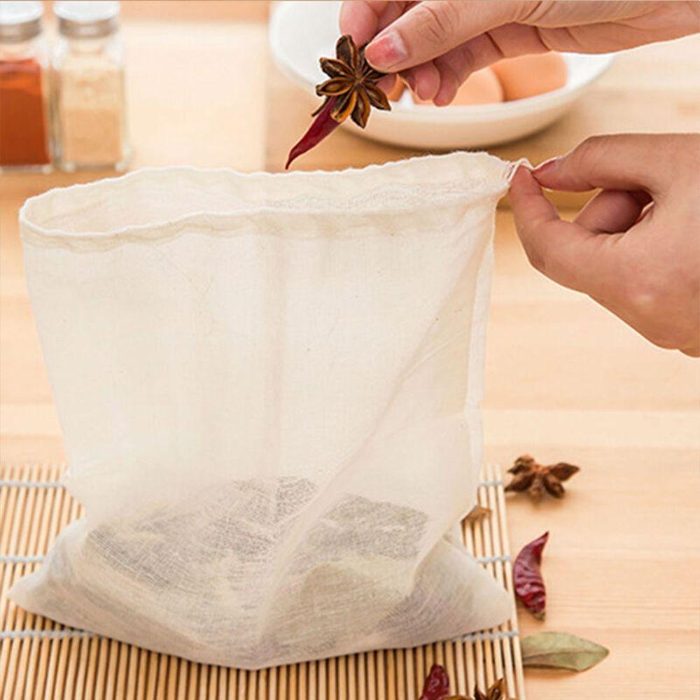 1/3/5PCS Sacs Spéciaux pour Marc de Thé Café Filtre en Coton pour Vin Filtre à Lait de Noix Maille