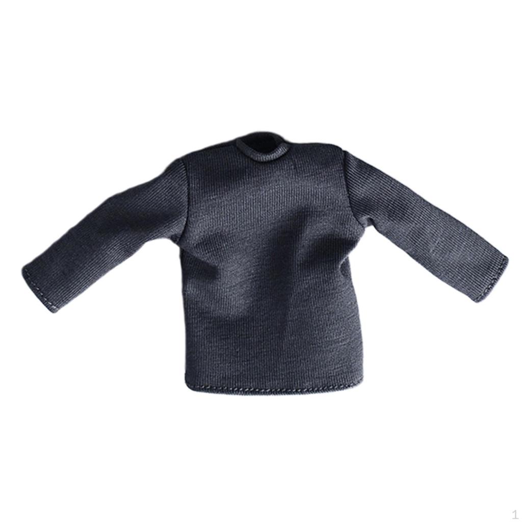 1/12 Long Sleeve Apparel for 6 Inch Dolls Basic Up Accessories