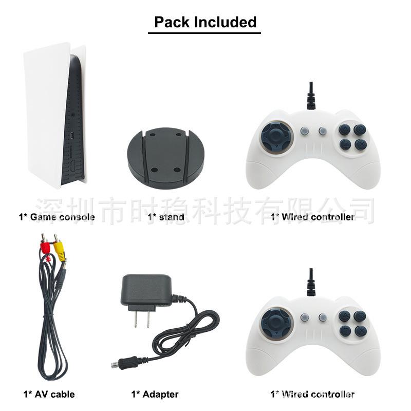 GS5 Retro Mini TV Game Console with Dual Wired Controllers