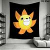 Tenture murale logo Jolly Roger One Piece Accroche murale esthétique Couverture en tissu imprimé Tentures décoratives pour chambre à coucher salon Décoration de maison