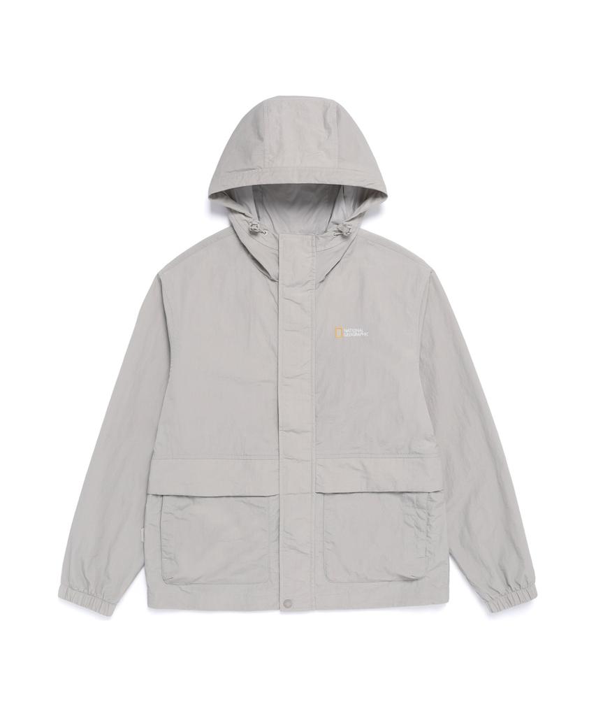 Nationalgeographic N261Ujp960 Orca Taslan Hooded Out-Pocket Jumper L/Grey