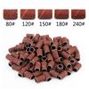 100Pcs/Pack Sanding Bands Manicure Pedicure Nail Electric Drill Machine Grinding Sand Ring Bit